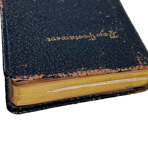 Holman Vest Pocket Pronouncing New Testament Bible Leather 1928 - Picture 4 of 16